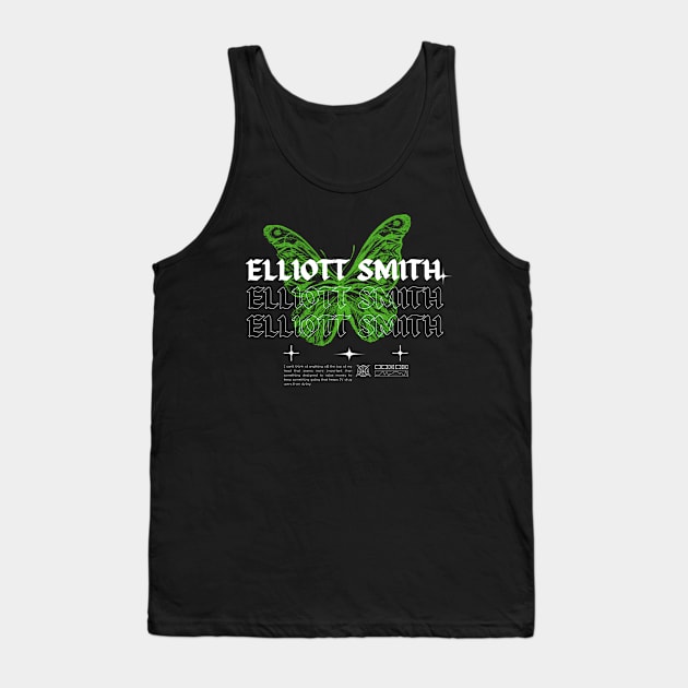 Elliott Smith // Butterfly Tank Top by Saint Maxima